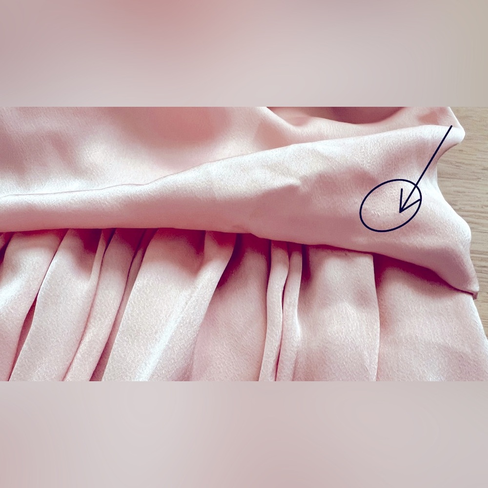 Elegant Blush Pink One Shoulder Bridesmaid Formal Maxi Gown Wedding Guest Dress - Picture 6 of 9